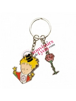 Porte-clés le Petit Prince et la rose chez Souvenirsdelyon.com