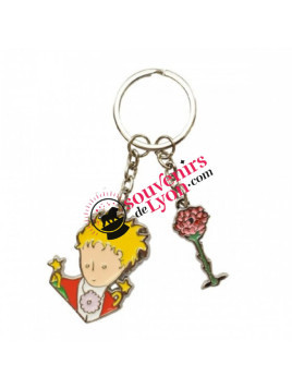 The Little Prince and the rose key ring Souvenirsdelyon.com