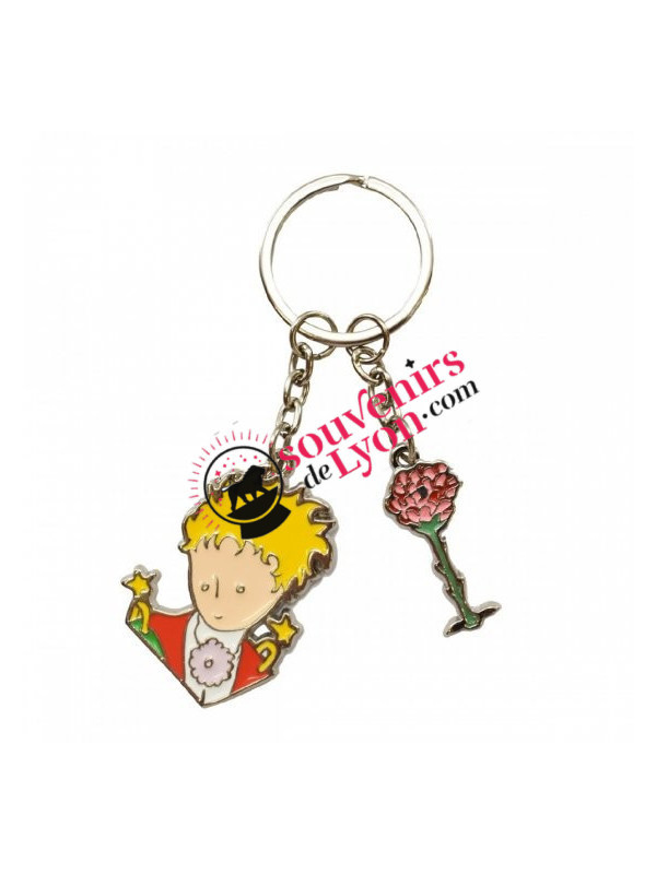 The Little Prince and the rose key ring Souvenirsdelyon.com
