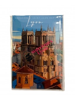 Magnet Lyon plat chez Souvenirsdelyon.com