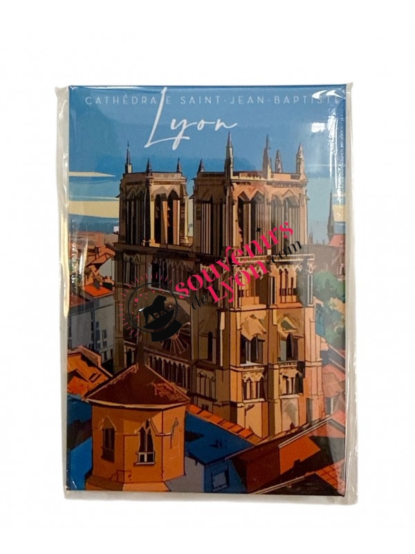 Magnet Lyon plat chez Souvenirsdelyon.com