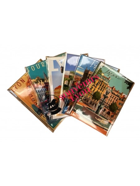 Magnet Lyon plat chez Souvenirsdelyon.com