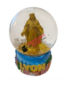 Notre Dame de Fourvière snow globe on souvenirsdelyon.com