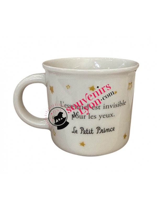 Mini Mug the little prince fox and eiffel tower on souvenirsdelyon.com