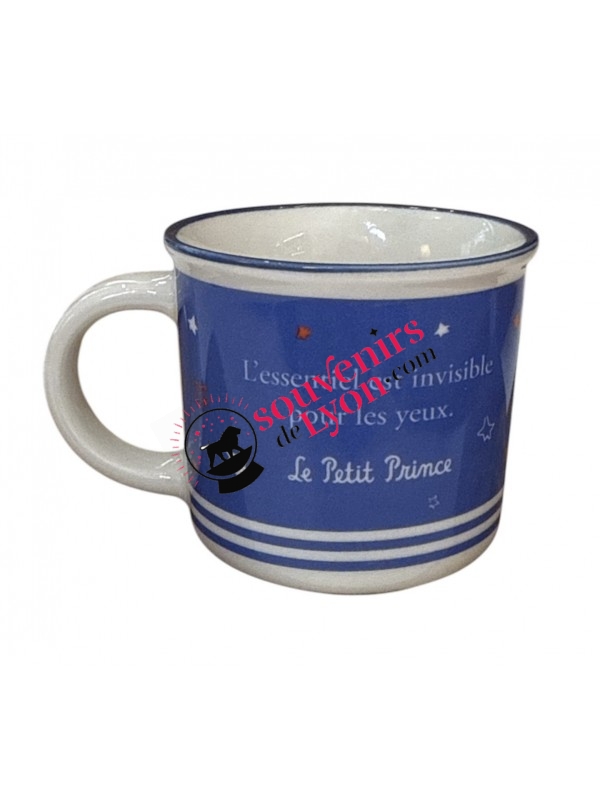 Mini Mug The Little Prince Sitting with the Fox and the Eiffel Tower on souvenirsdelyon.com
