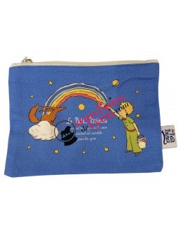 Pochette Le petit prince arc-en-ciel Bleue chez souvenirsdelyon.com