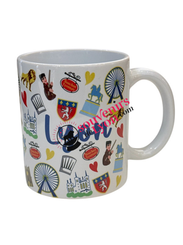 White Lyon's mug symbol on souvenirsdelyon.com