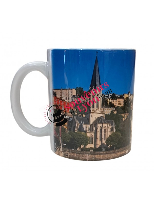 Saint Georges blue dock's Lyon mug on souvenirsdelyon.com