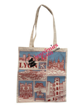 Tote Bag Of Lyon city