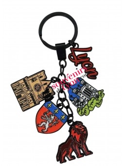 Porte clé emblème de Lyon chez souvenirsdelyon.com