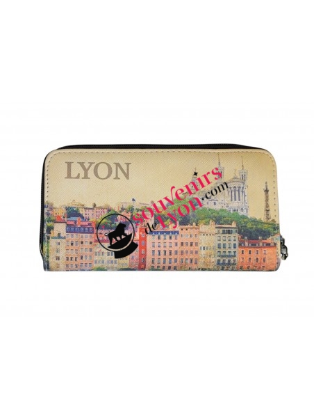 Porte-feuille Lyon rétro chez souvenirsdelyon.com