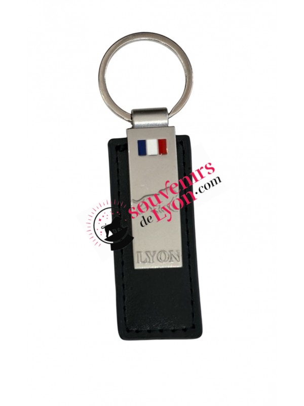 Porte clé cuir Lyon Souvenirsdelyon.com