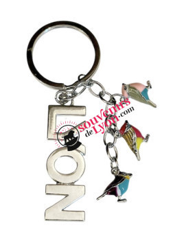 Porte-clés Oiseaux Lyon chez souvenirsdelyon.com