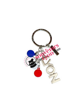 Porte-clés Macaron Lyon chez souvenirsdelyon.com