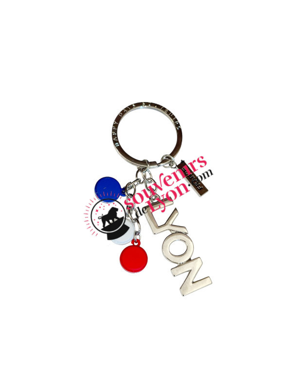 Porte-clés Macaron Lyon chez souvenirsdelyon.com