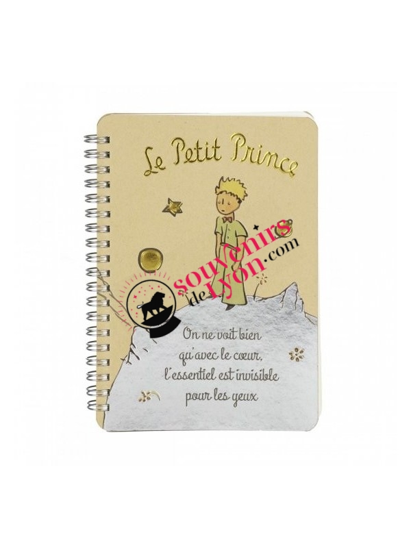 Notebook The Little Prince on his planet  on Souvenirsdelyon.com