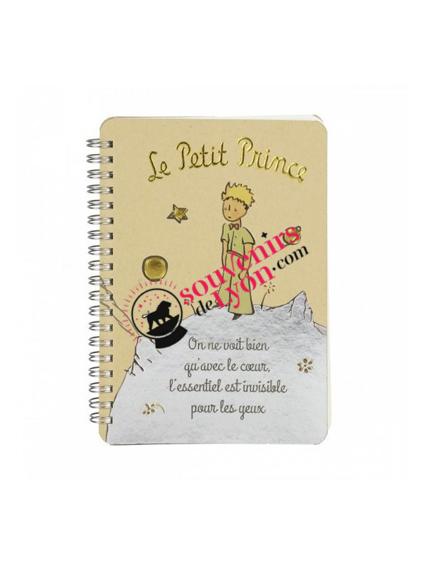 Notebook The Little Prince on his planet  on Souvenirsdelyon.com