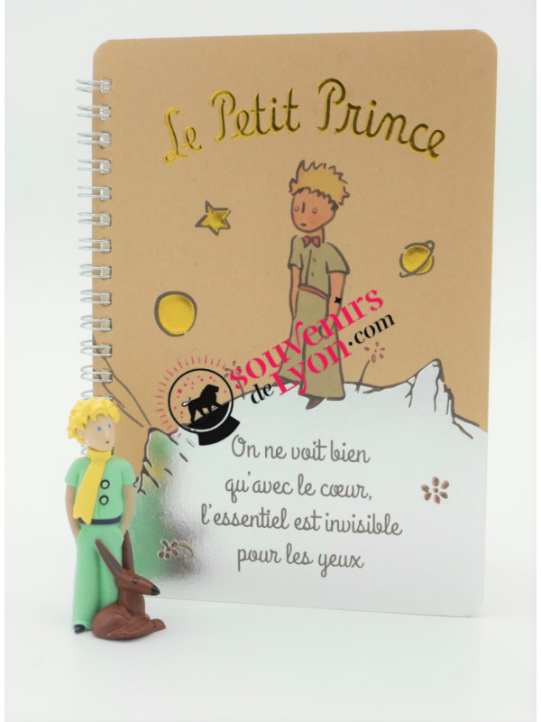 Notebook The Little Prince on his planet  on Souvenirsdelyon.com