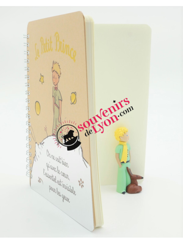 Notebook The Little Prince on his planet  on Souvenirsdelyon.com