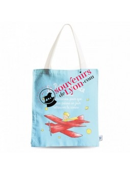 Tote bag le Petit Prince aviateur chez Souvenirsdelyon.com
