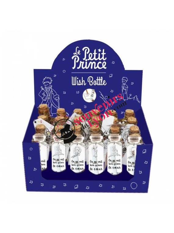 Wish bottle the Little Prince cape and sword charm Souvenirsdelyon.com