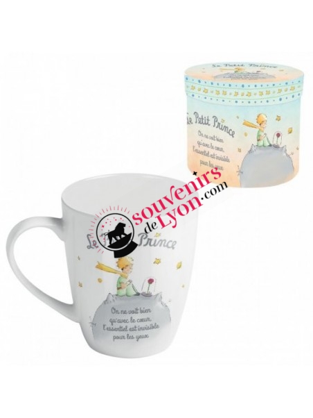 Mug le Petit Prince et la rose chez Souvenirsdelyon.com