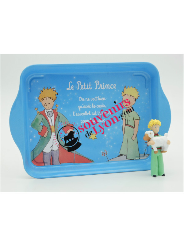 Plateau le Petit Prince bleu clair chez Souvenirsdelyon.com