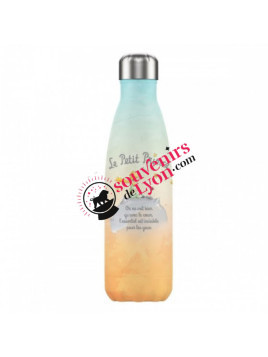 Insulated bottle The Little Prince and the rose on Souvenirsdelyon.com