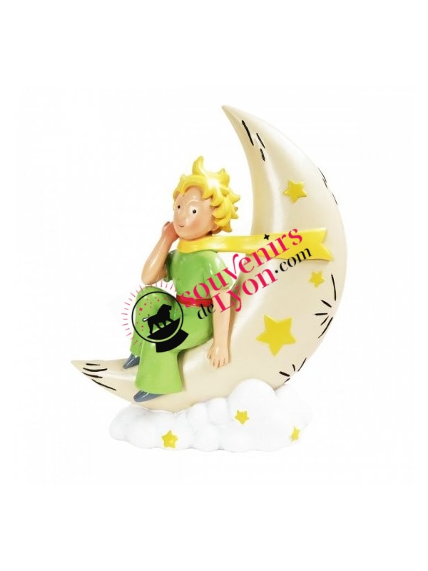 Figurine le Petit Prince sur la lune chez Souvenirsdelyon.com