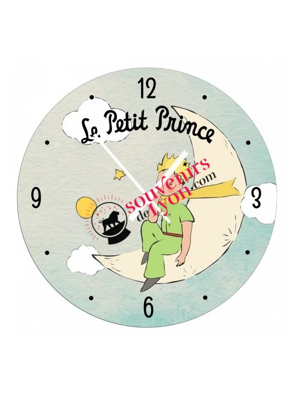 Clock the Little Prince on the moon Souvenirsdelyon.com