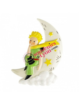 Magnet the Little Prince on the moon Souvenirsdelyon.com