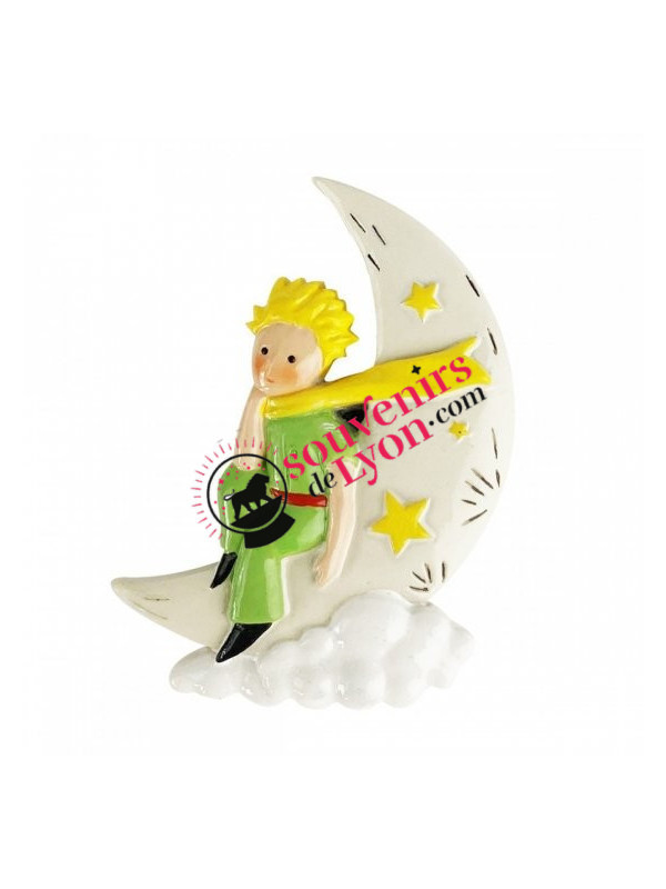 Magnet the Little Prince on the moon Souvenirsdelyon.com