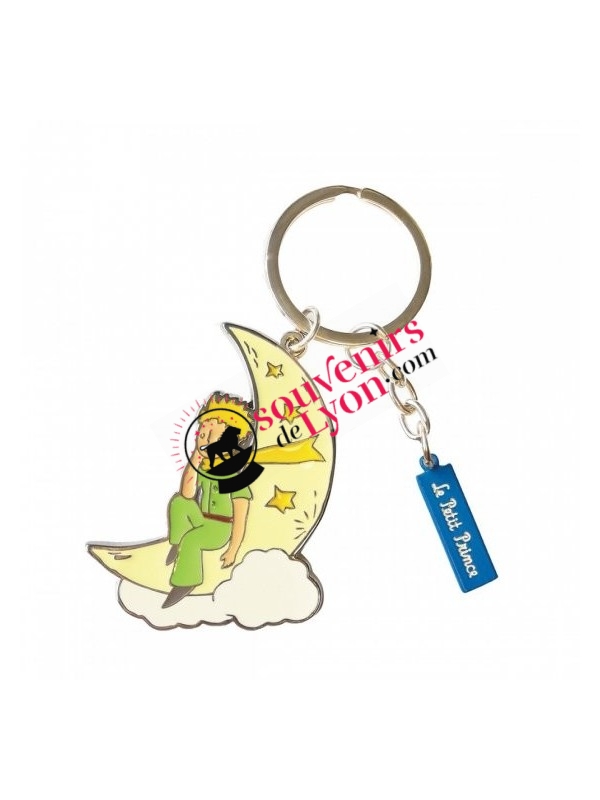 Key ring The Little Prince on the moon Souvenirsdelyon.com
