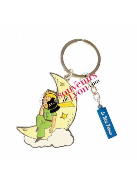 Key ring The Little Prince on the moon Souvenirsdelyon.com