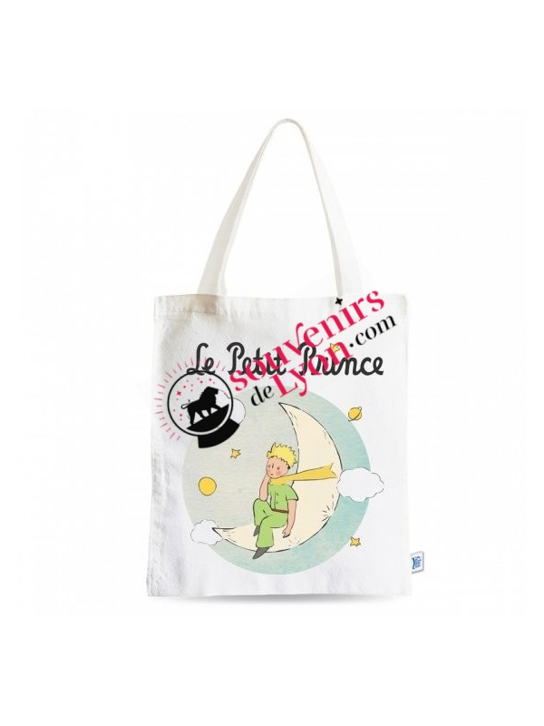 Tote bag le Petit Prince sur la lune chez Souvenirsdelyon.com