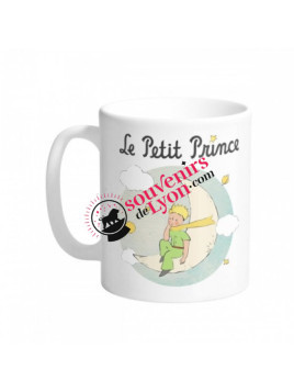 Mug Little Prince on the moon on Souvenirsdelyon.Com
