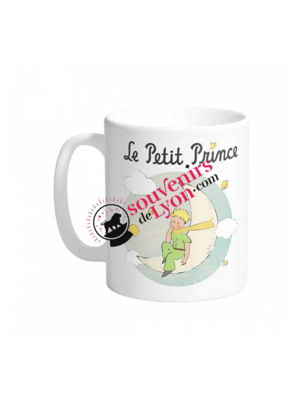 Mug Little Prince on the moon on Souvenirsdelyon.Com