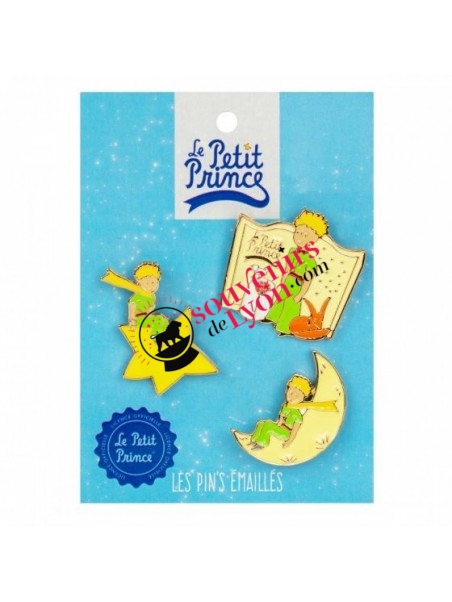 Set de 3 pin's le Petit Prince chez Souvenirsdelyon.com