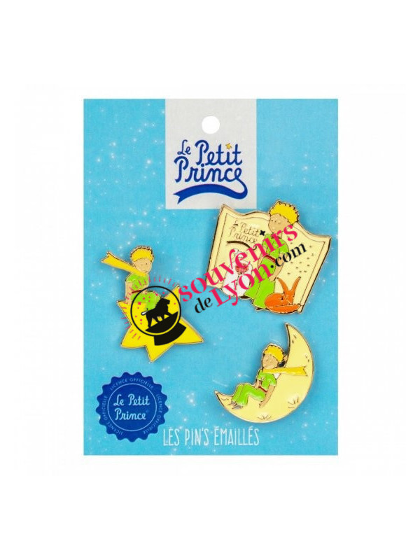 Pin's The Little Prince x3 chez Souvenirsdelyon.com