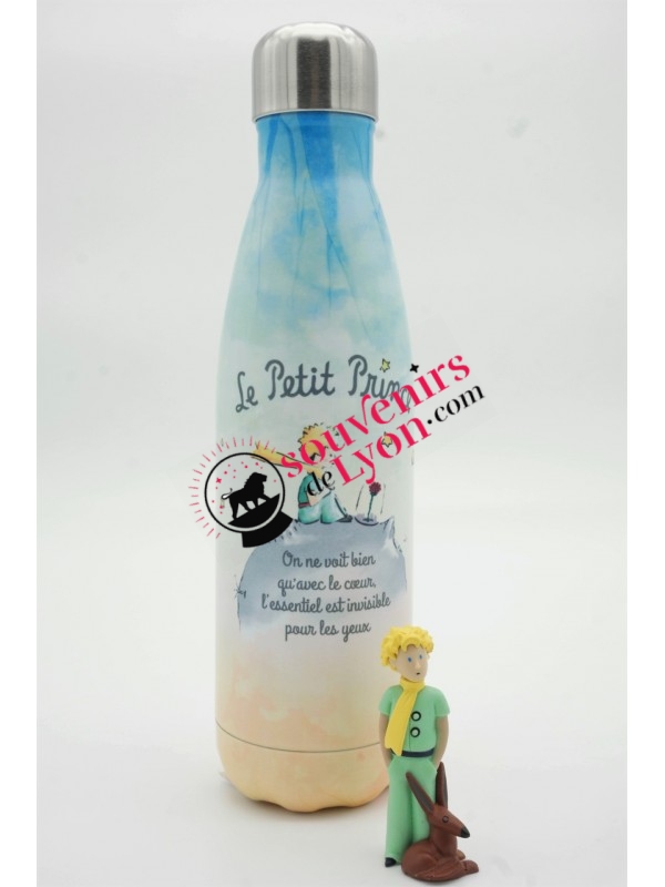 Insulated bottle The Little Prince and the rose on Souvenirsdelyon.com