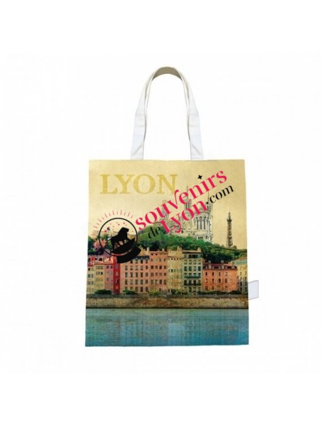 Vintage Lyon tote bag Souvenirsdelyon.com