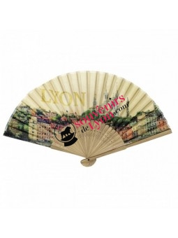 Eventail bambou Lyon vintage chez Souvenirsdelyon.com