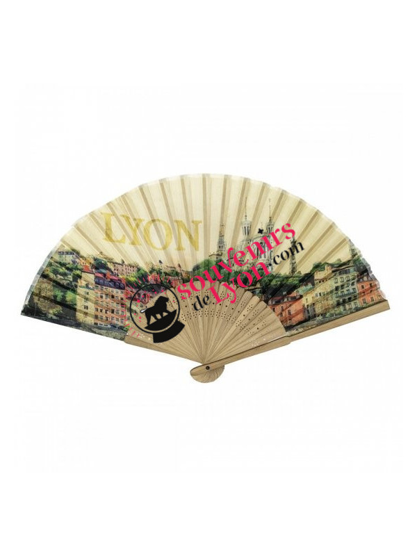 Fan Lyon rétro bamboo