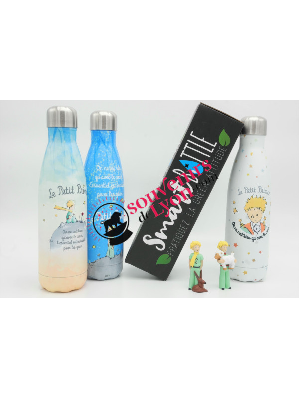Insulated bottle The Little Prince and the rose on Souvenirsdelyon.com