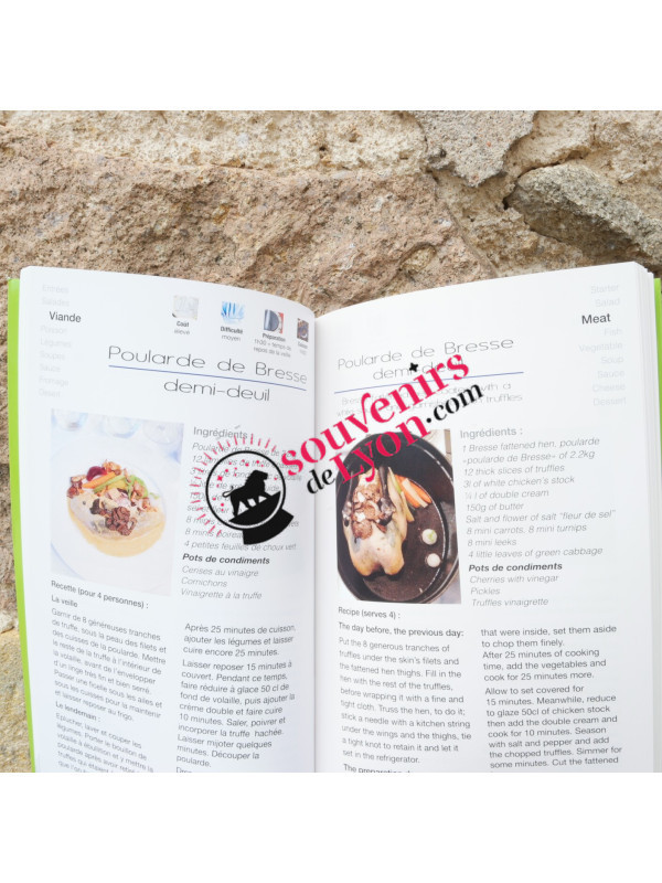 Lyon recipe book in French / English Souvenirsdelyon.com