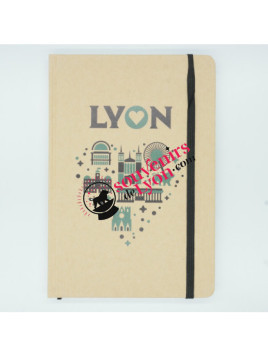 Carnet Lyon monuments A5 vert chez Souvenirsdelyon.com