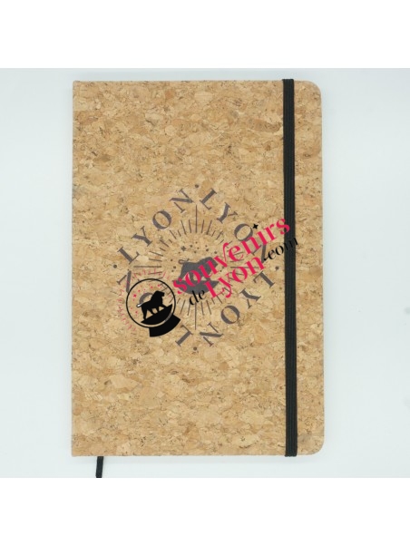 Notebook Lyon cork A6 Souvenirsdelyon.Com