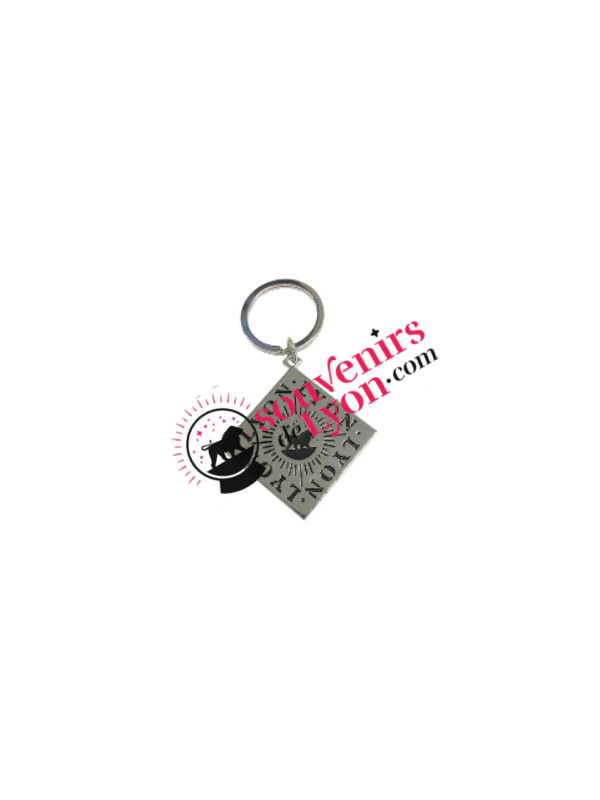 Lyon Square key ring Souvenirsdelyon.Com