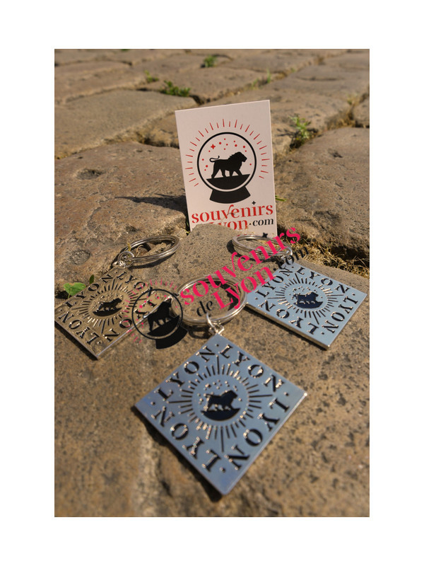 Lyon Square key ring Souvenirsdelyon.Com