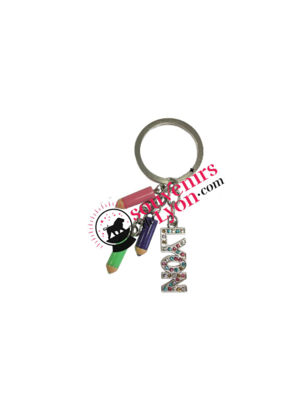 Lyon schoolboy key ring Souvenirsdelyon.Com